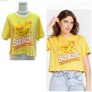 Sunkist California Oranges Women's Cropped Top Size XL